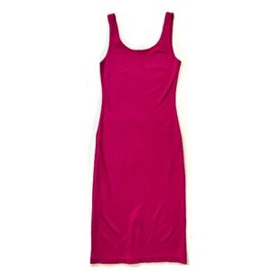 American Apparel Fuschia Pink Body Con Dress